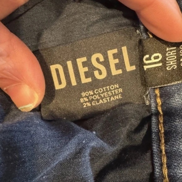 Diesel Women’s Jeans 34x30 Y2K Side Stripe Logo Vintage Mid Rise Denim - Picture 6 of 8